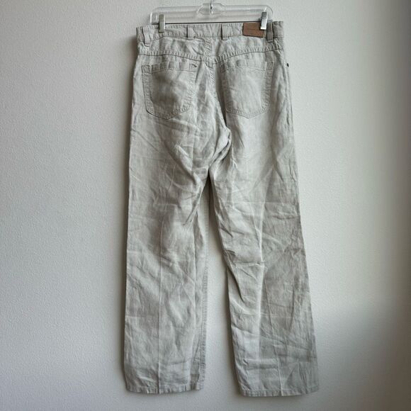 Ermenegildo Zenga Made In Italy Men’s Size 34 X 29 100% Cotton Straight Leg Gray - Picture 6 of 9